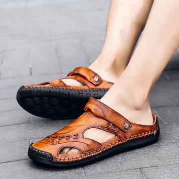 Jorund | Orthopedische herensandalen - Lichtgewicht flexibel PU leer
