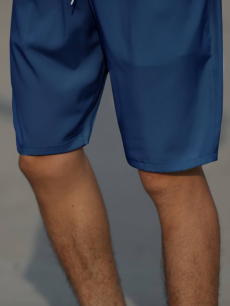 Gyorgy | Mannen Ademende Casual Trekkoord Shorts - Lichtgewicht Zomer Shorts