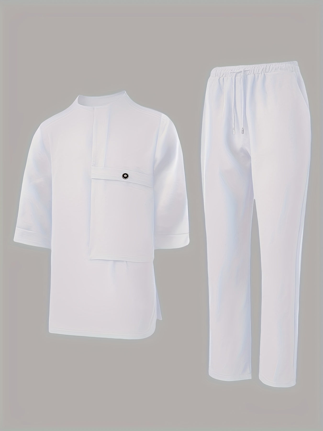 Ternik | Traditionele Dashiki Set - Korte Mouw Shirt & Lange Broek Outfit voor Bruiloft of Dagelijks Dragen
