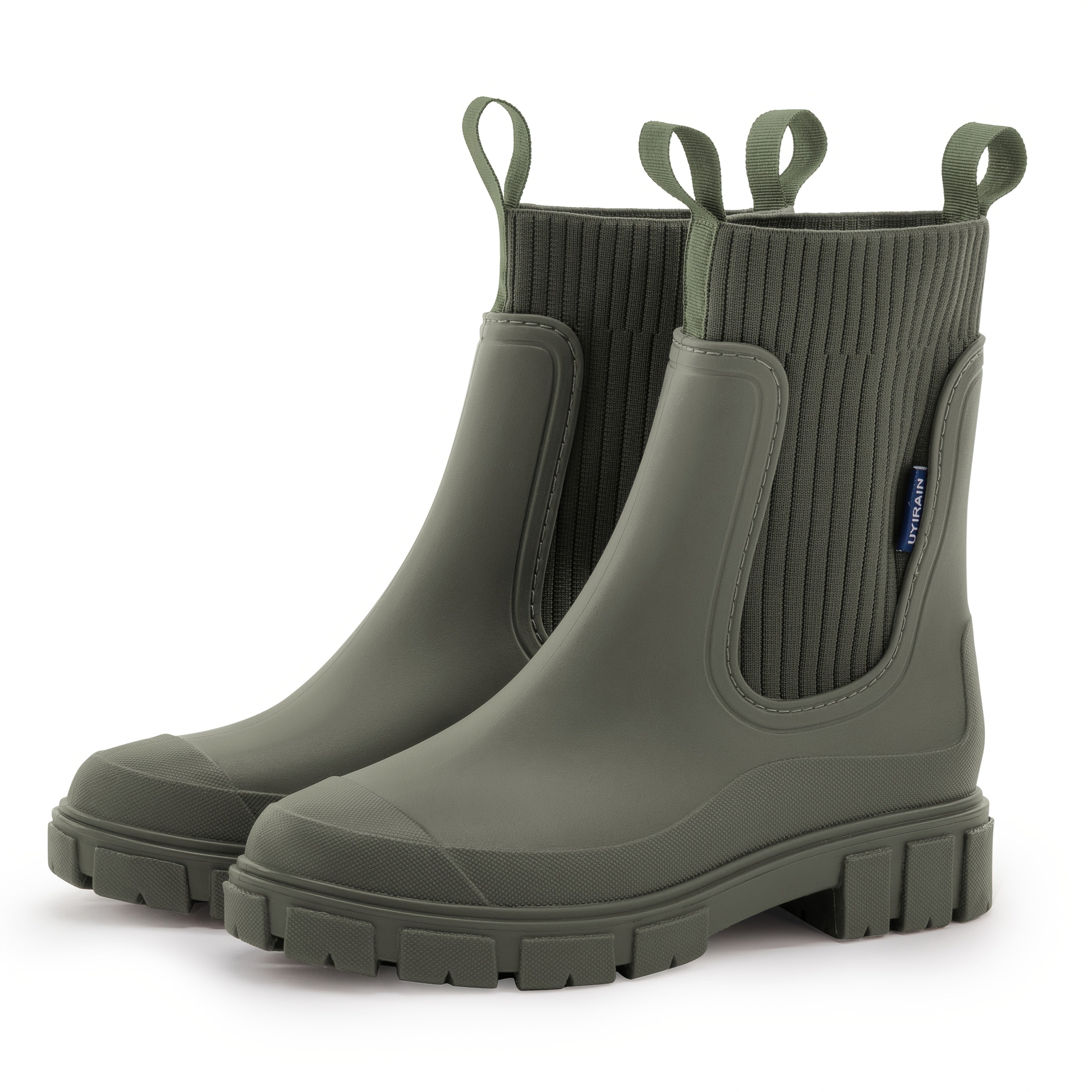 PuddleChic | Chelsea regenlaarzen voor dames – antislip, dikke zool, comfortabele outdoorschoenen