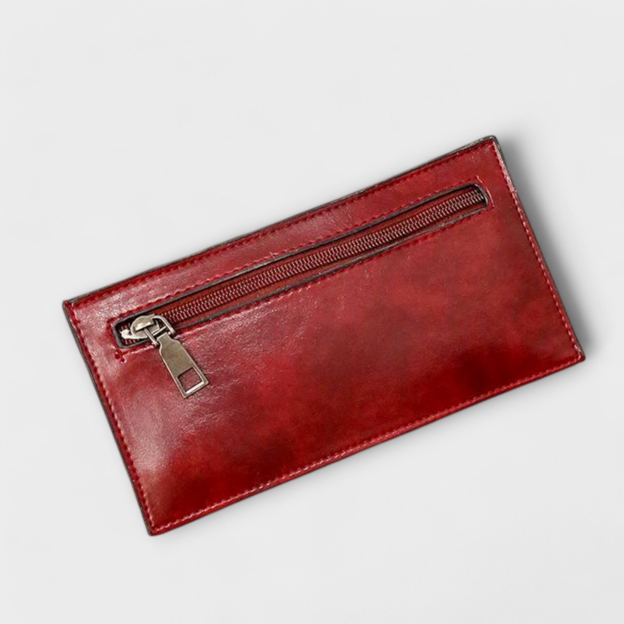 Bagvana | 4-delige vintage lederen tassen set – handtas, schoudertas, portemonnee en etui voor dames