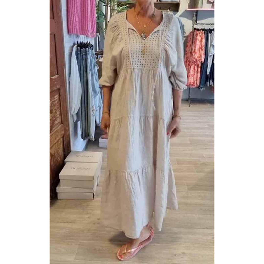 Evalina | Boho Maxi Jurk - Elegante Lange Jurk, Boheemse Stijl