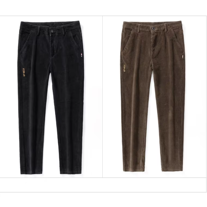 Cirel | Warme Corduroy Herenbroek met Fleece Voering - Casual Winterbroek Zachte & Comfortabele Pasvorm