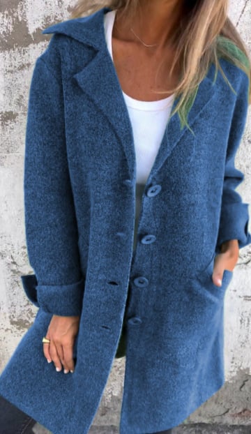 Jorynna | Casual gebreide jas voor dames – Relaxed fit, lichtgewicht, zacht, bovenkleding voor herfst en winter