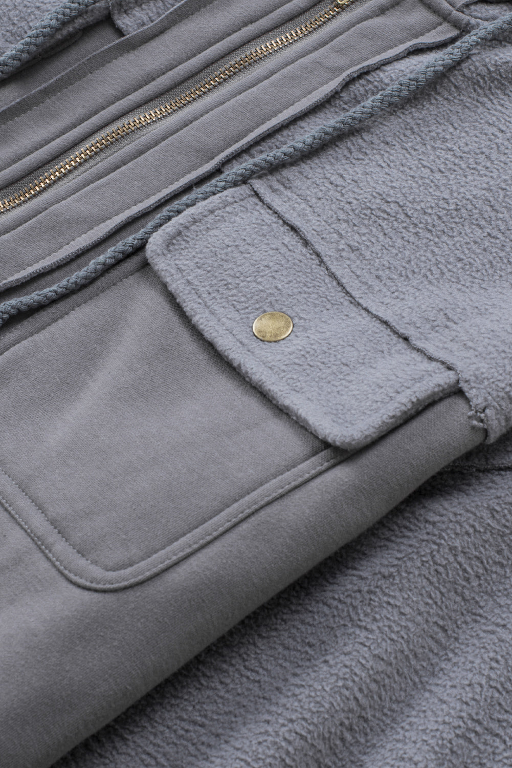 Ulirra | Damesjas met koord en oversized ritssluiting - Casual Streetwear-jas