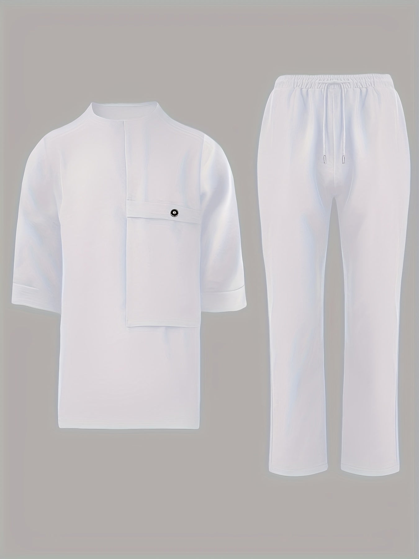 Ternik | Traditionele Dashiki Set - Korte Mouw Shirt & Lange Broek Outfit voor Bruiloft of Dagelijks Dragen