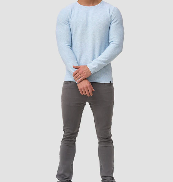 Lorvric | Klassieke herentrui met ronde hals – Lichtgewicht, ademende gebreide pullover, casual top