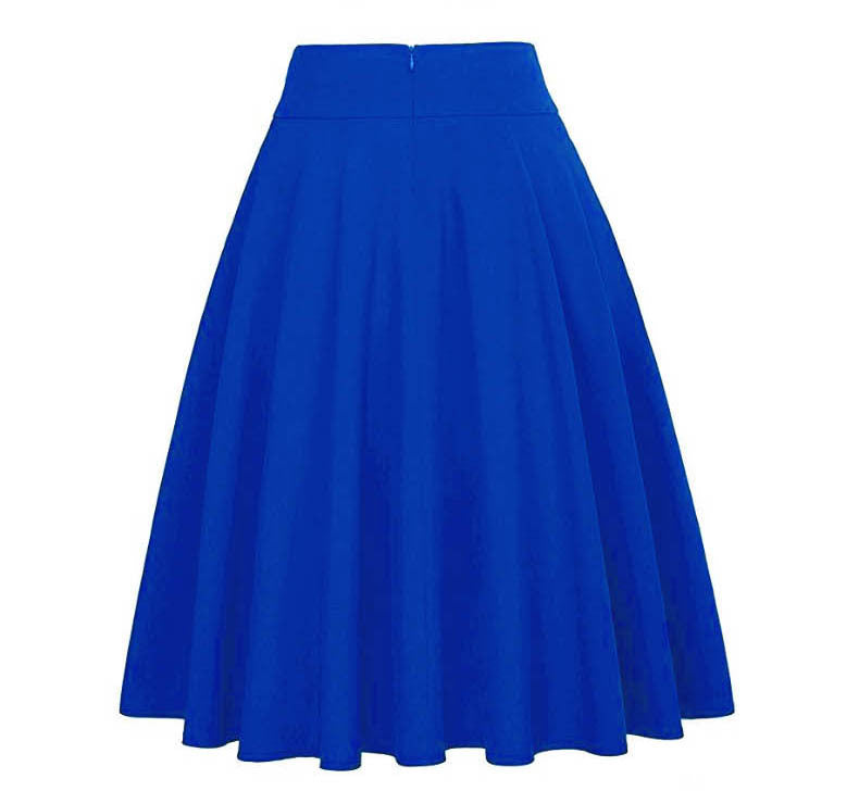 Hartlyn | Hoge Taille A-lijn Rok met Strik - Elegante Midi Rok, Flowy & Vrouwelijk Ontwerp