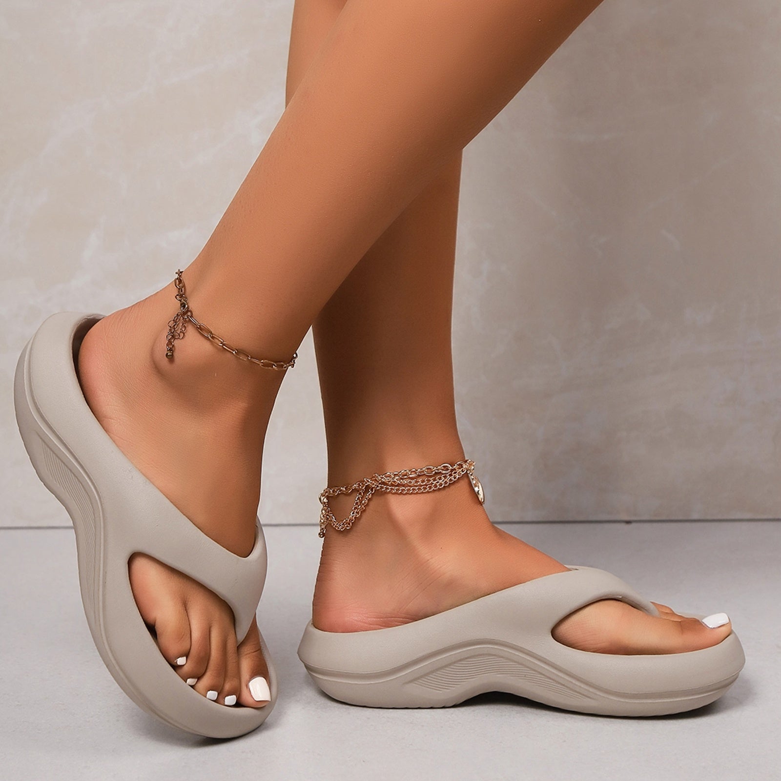 Soleva | Dames Orthopedische EVA Slippers - Lichtgewicht, Steunzool, Zachte Zool