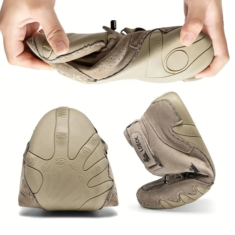Bootrek | Heren Suède Enkellaars Sneakers – Stijlvolle Casual Boots met Slijtvaste Antislip Zool