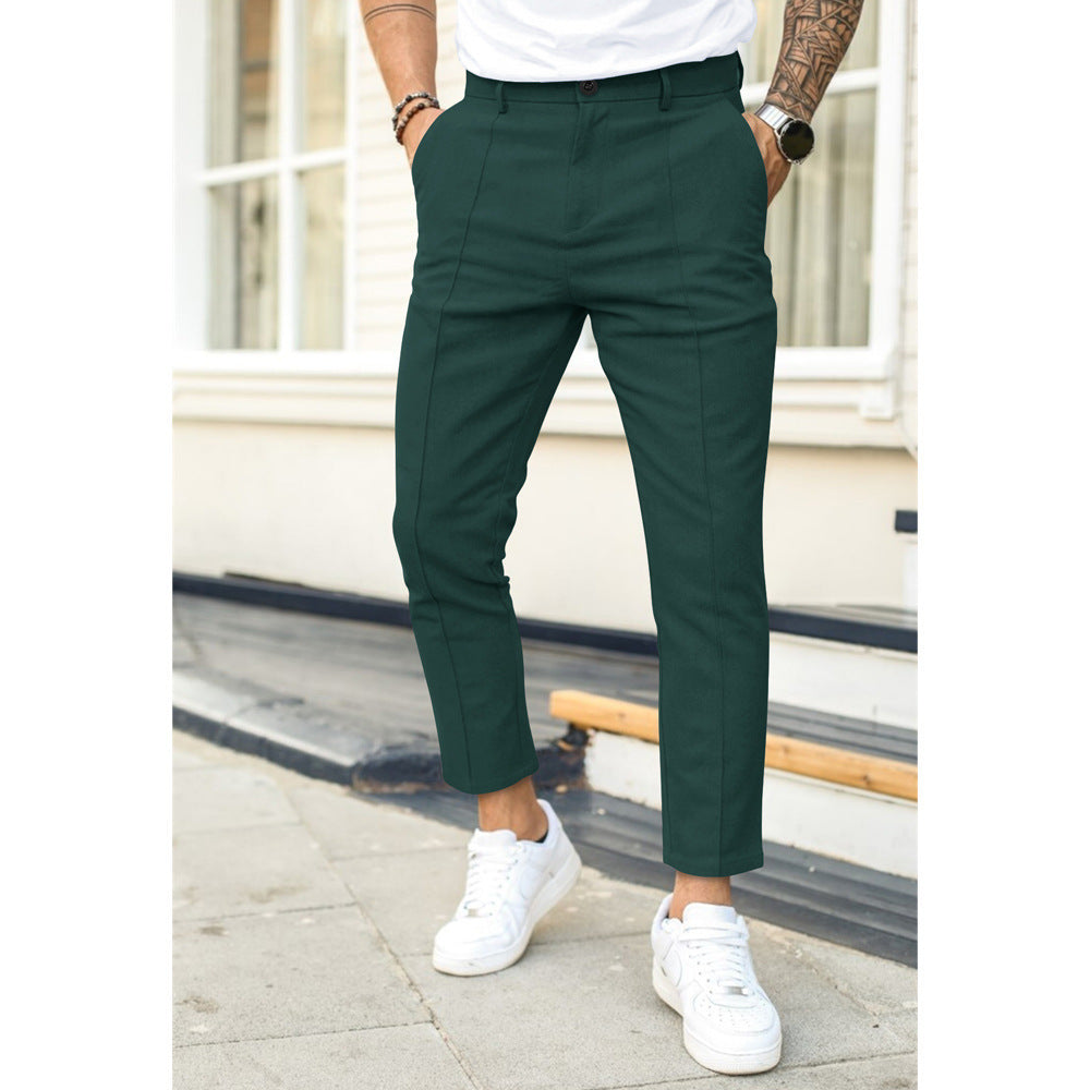 Caelric | Heren Slim-Fit Maatwerk Vrijetijdsbroek - Custom Casual Chinos