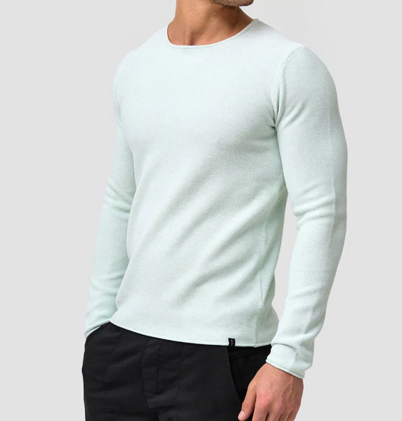 Lorvric | Klassieke herentrui met ronde hals – Lichtgewicht, ademende gebreide pullover, casual top
