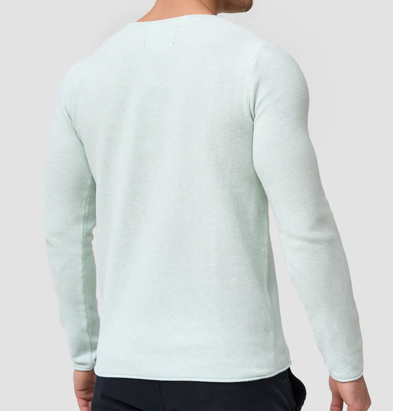Lorvric | Klassieke herentrui met ronde hals – Lichtgewicht, ademende gebreide pullover, casual top