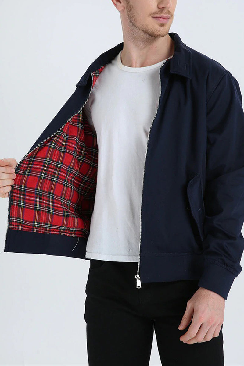 Zarek | Klassiek Harrington-jack voor heren – Lichtgewicht casual bovenkleding voor lente en herfst
