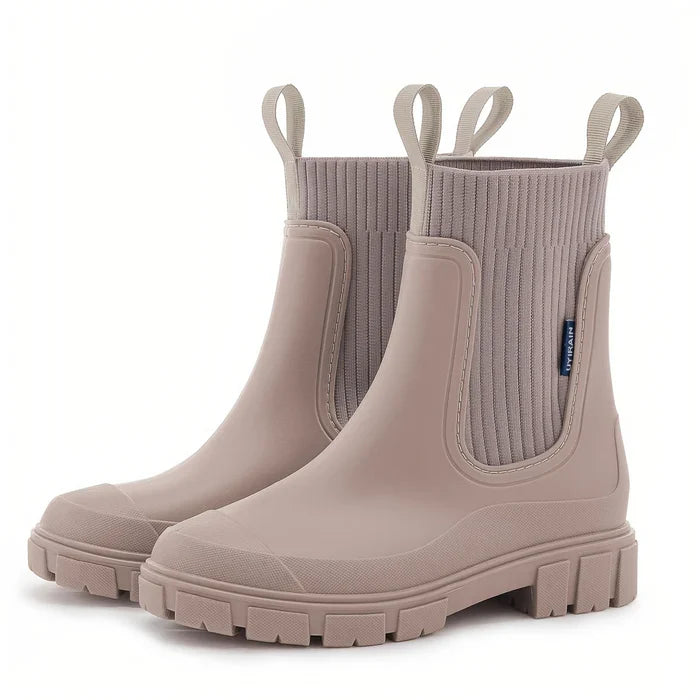 DrizzleStep | Stijlvolle Waterdichte Regenlaarzen voor Vrouwen - Modieus en Comfortabel Schoeisel voor Elk Weer