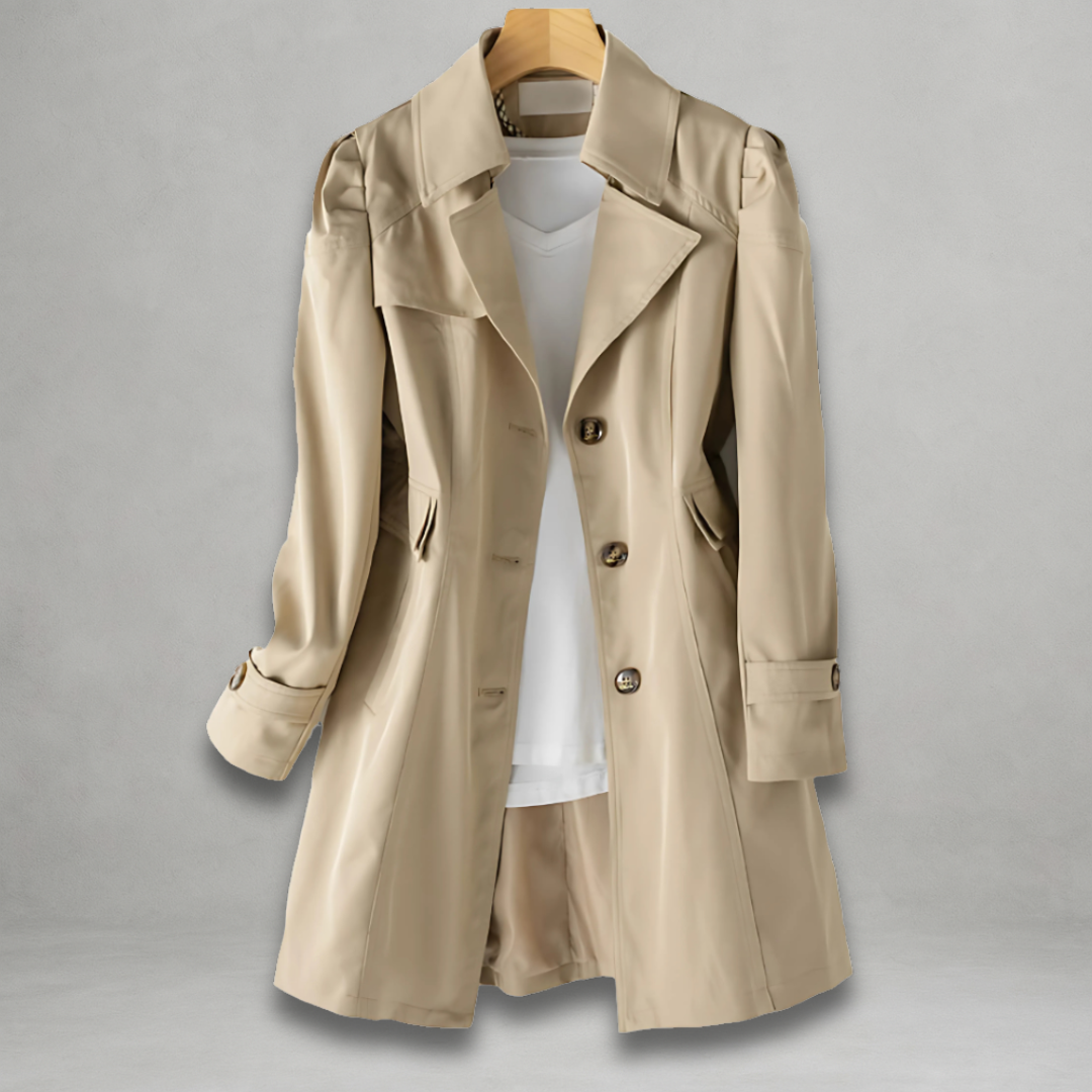 Renilde | Klassieke lichtgewicht trenchcoat voor dames – Stijlvolle, casual herfstjas