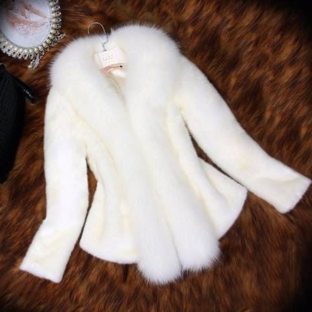 Maaike | Dames bontjas voor de winter – zachte, warme en elegante jas voor koud weer