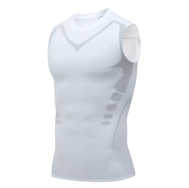 CoreSculpt | Compressie-afslankvest voor heren - Mouwloze Shaper Tank voor sportschool, lichaamshouding en buikspiercontrole