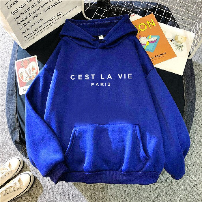 VieHood | La Vie Hoodie – Dames Comfortabele Trui, Casual Sweatshirt, Zacht & Warme Pullover