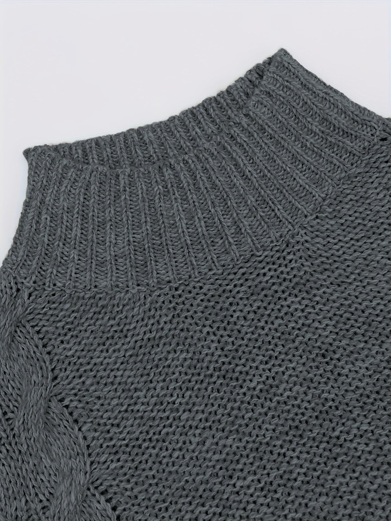 Belphoebe | Elegante kabeltrui met col voor dames – Warme trui met lange mouwen voor herfst en winter