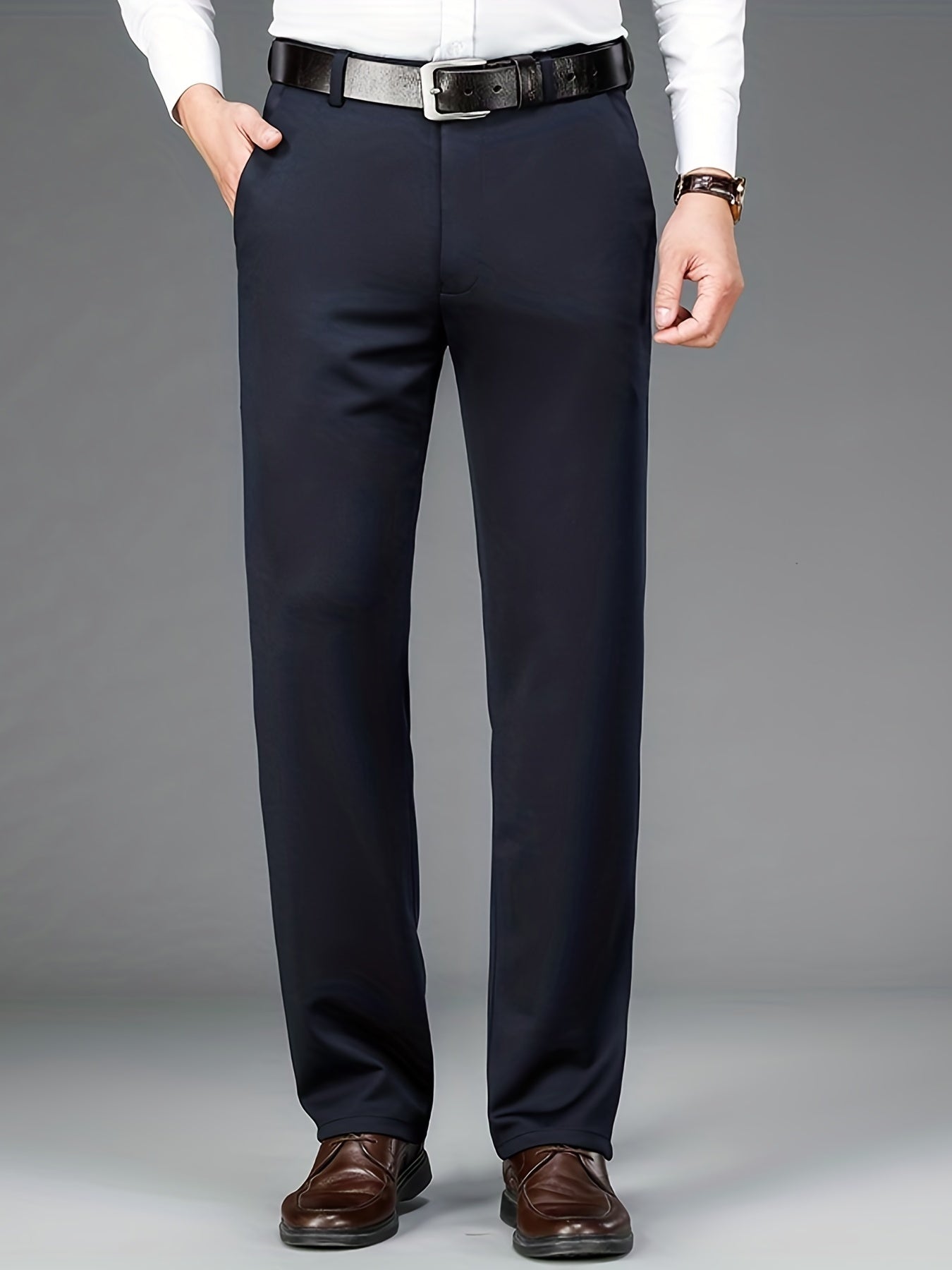 Benno | Klassieke stretchjurk voor heren - Formele broek voor zaken en evenementen