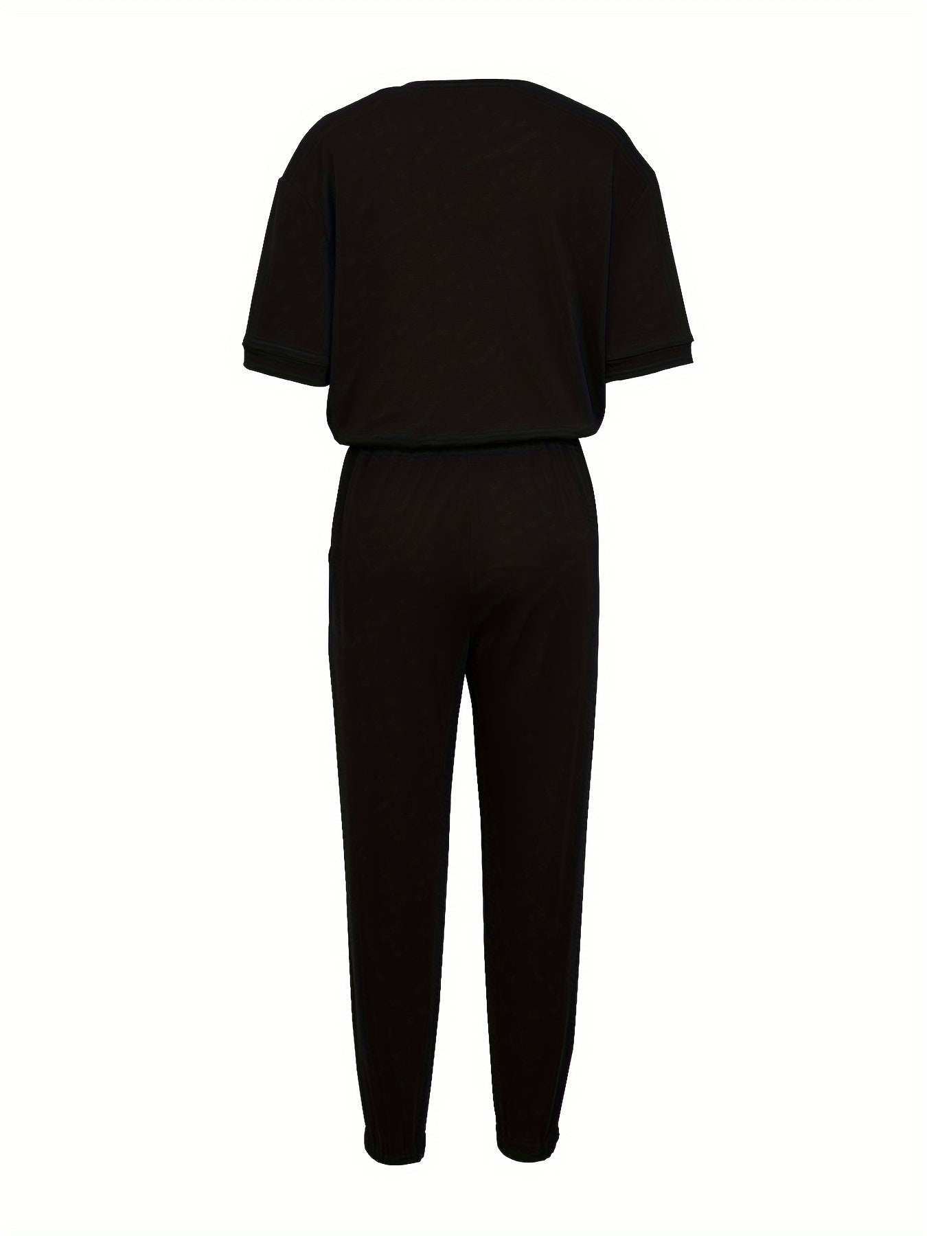 Helmi | Casual tweedelige damesset - T-shirt & Joggerbroek met koord