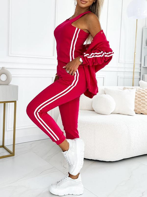 Dorelina | Dames trainingspak 3-delig - Casual sportieve lounge outfit