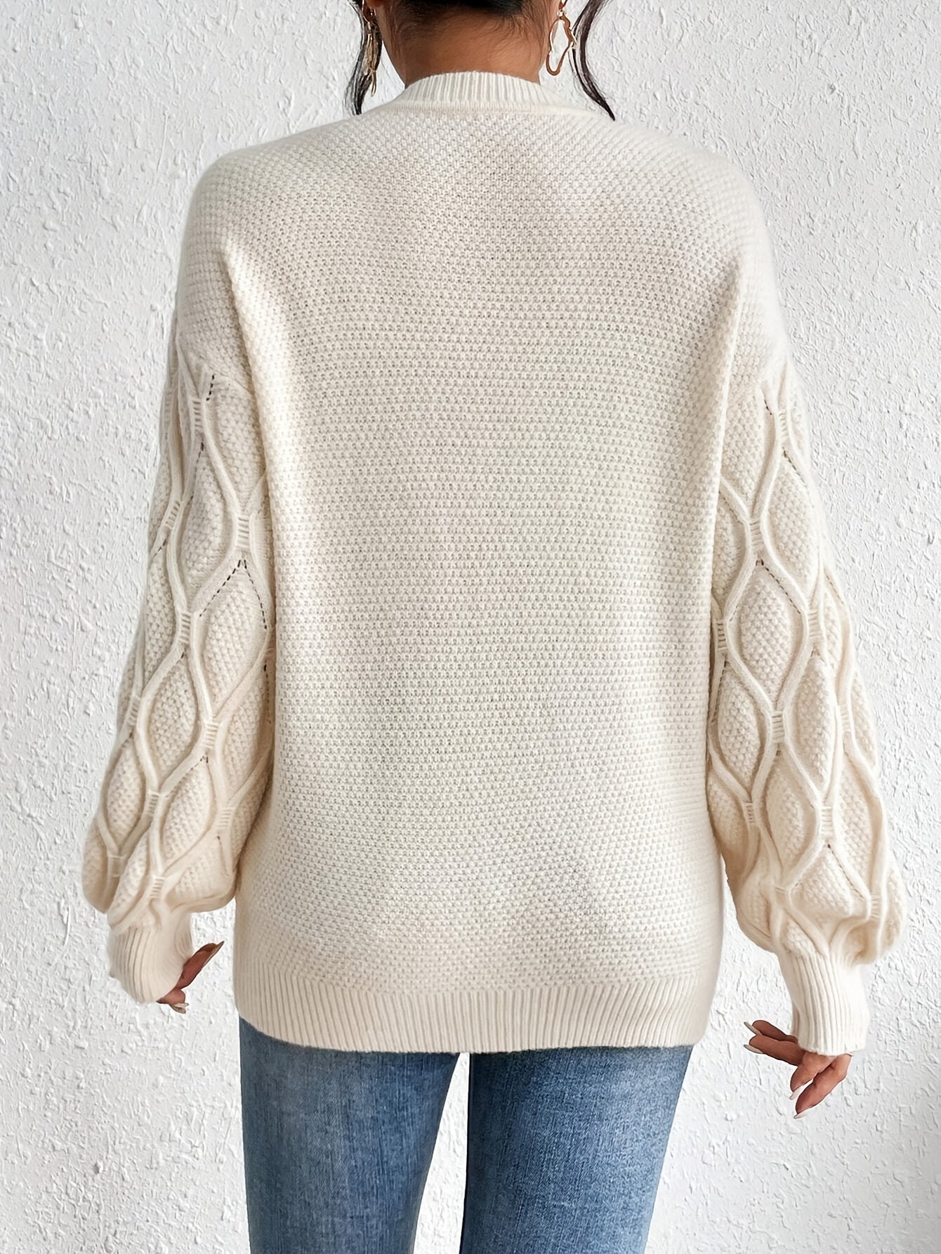 Unyssa | Geborduurde Bloemen Trui voor Dames – Elegante Gebreide Top