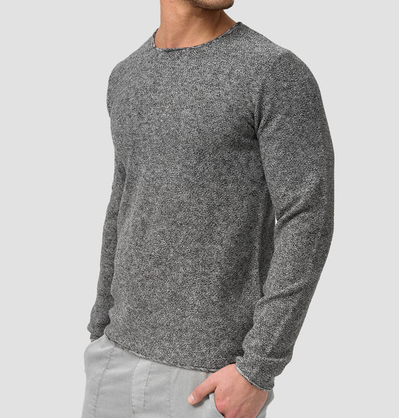Lorvric | Klassieke herentrui met ronde hals – Lichtgewicht, ademende gebreide pullover, casual top