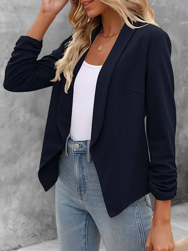 Ewelina | Klassieke blazer met open voorkant - Elegante jas met lange mouwen