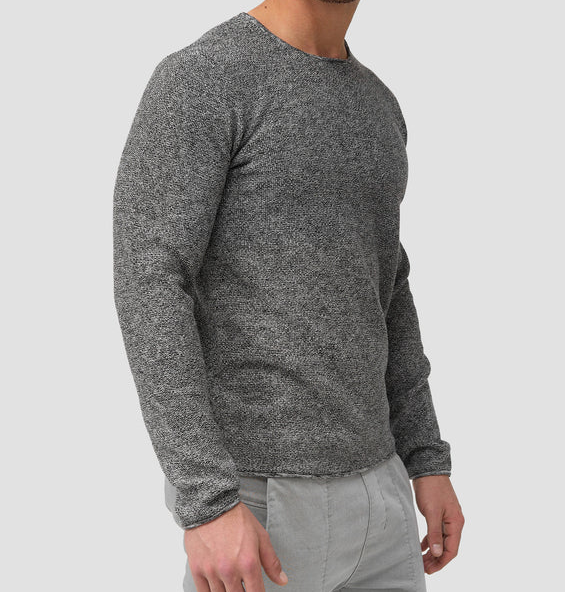 Lorvric | Klassieke herentrui met ronde hals – Lichtgewicht, ademende gebreide pullover, casual top
