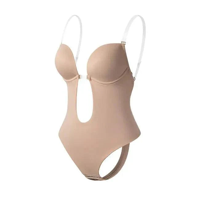 BareFit | Onzichtbare Shapewear zonder rug voor vrouwen - Diepe V-hals lichaamsvormer - 2 stuks