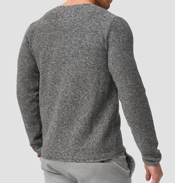 Lorvric | Klassieke herentrui met ronde hals – Lichtgewicht, ademende gebreide pullover, casual top
