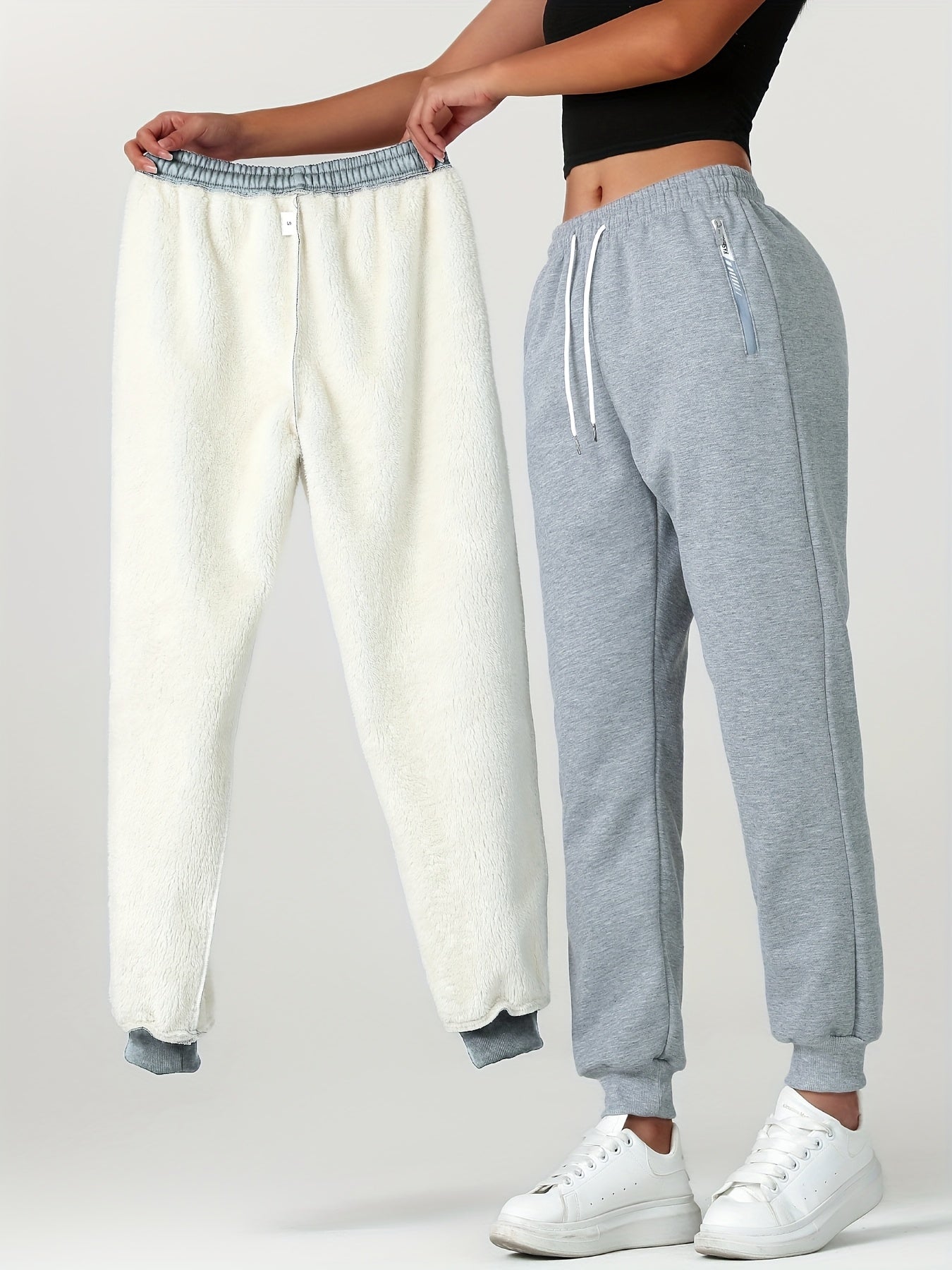 Clarine | Thermische fleece gevoerde winterbroek voor dames – Winddichte broek