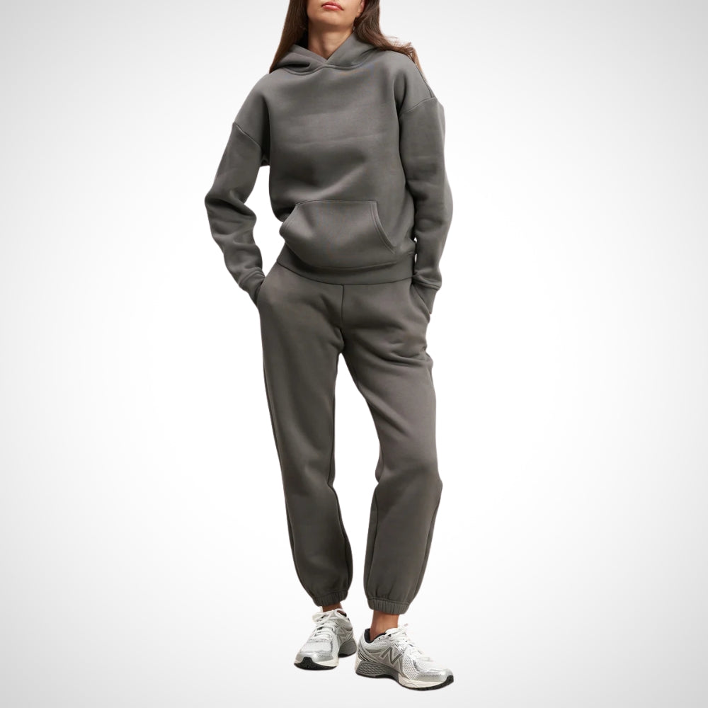 Enyssa | Tracksuit Set met Relaxed Fit - Hoodie & Joggerbroek, Zachte Loungewear, Casual Sportkleding Outfit