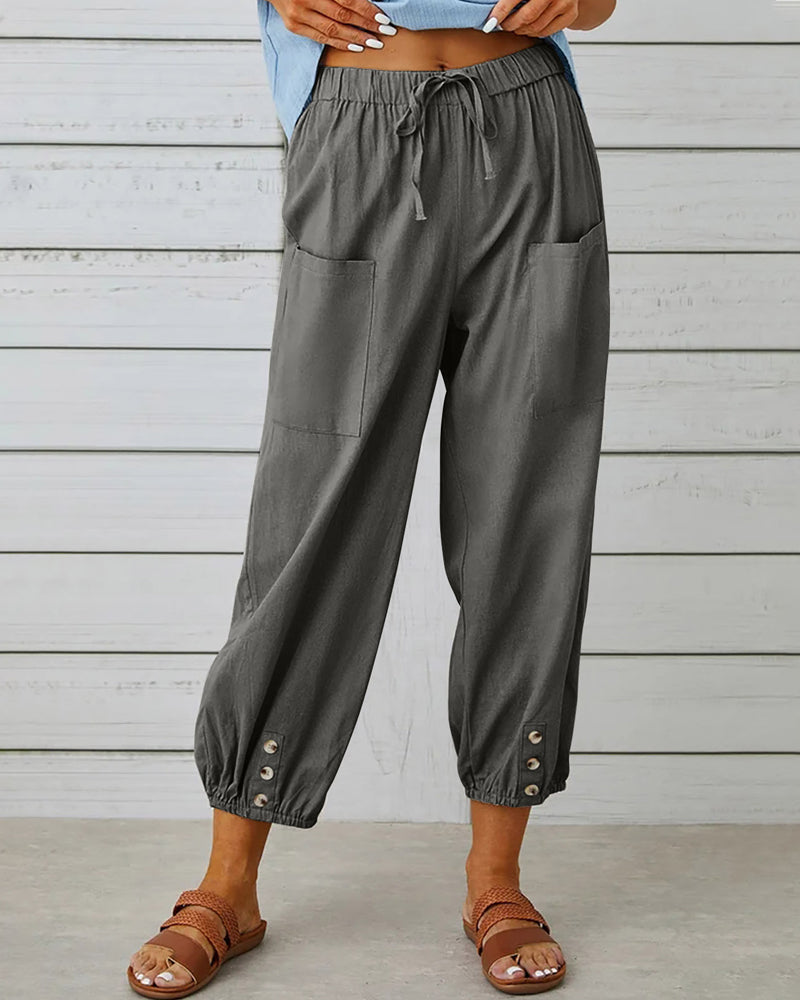 Zivah | Damesbroek met losse pasvorm - Ademende, casual stijl voor dagelijks comfort