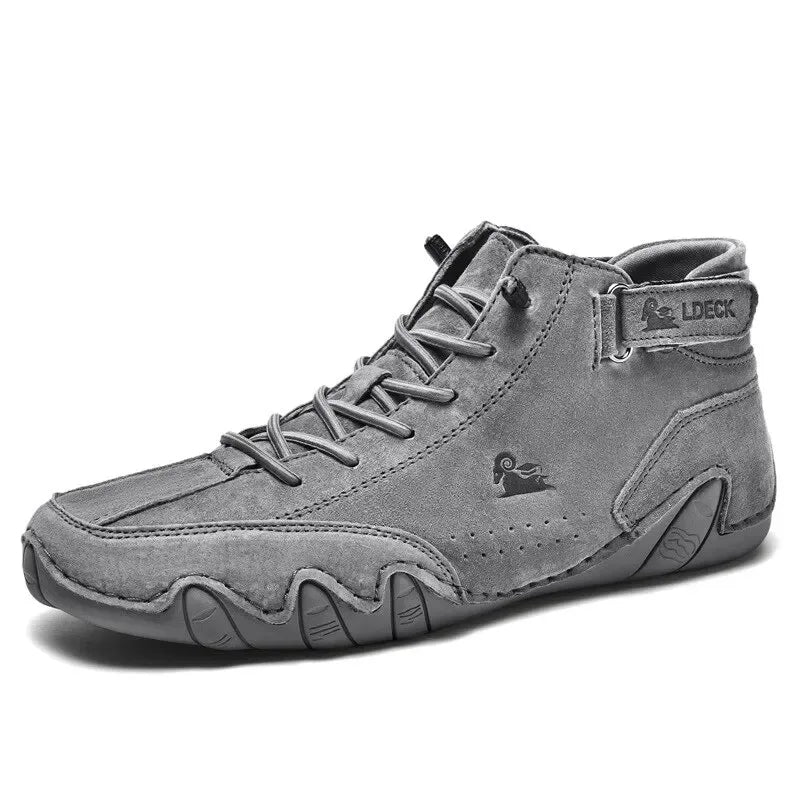 Bootrek | Heren Suède Enkellaars Sneakers – Stijlvolle Casual Boots met Slijtvaste Antislip Zool