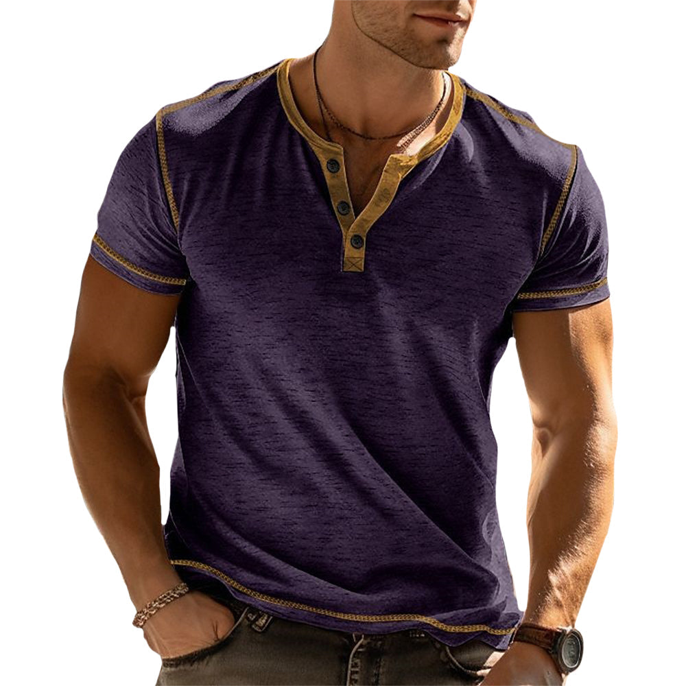 Frano | Heren Linnen Korte Mouw T-shirt - Lichtgewicht, Ademend, Casual Zomer Top