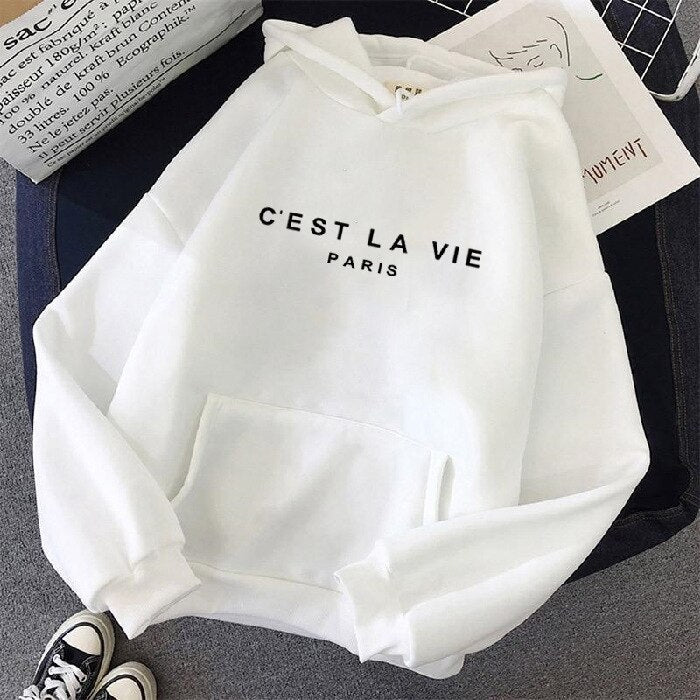 VieHood | La Vie Hoodie – Dames Comfortabele Trui, Casual Sweatshirt, Zacht & Warme Pullover