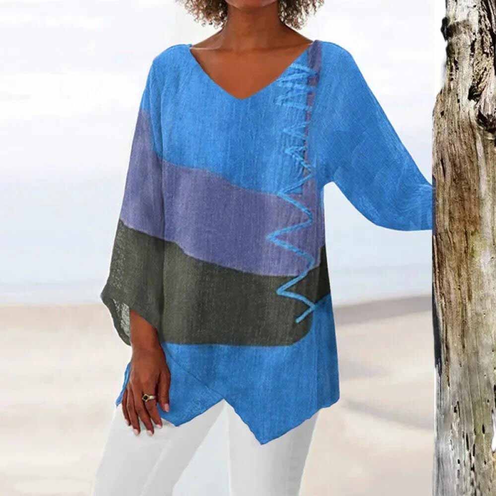 Imogen | Elegante Vrouwenblouse - Losjes, Lichtgewicht, Casual Chique Top