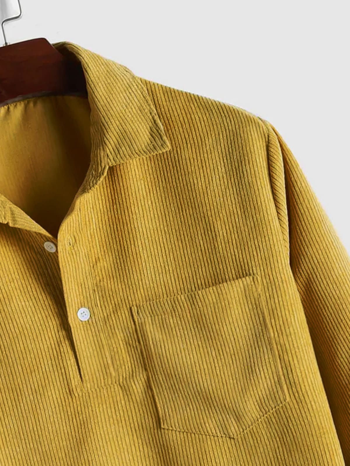 Yorien | Heren Corduroy Overhemd met Lange Mouwen – Klassiek, Veelzijdig en Stijlvol