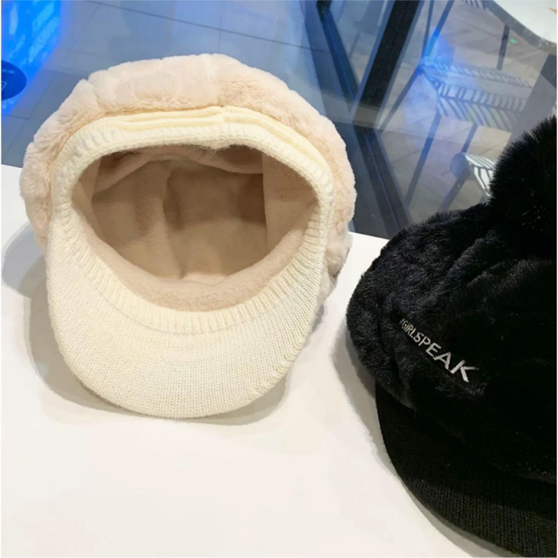 CozyBrim | Warme wintermuts voor dames – korte rand, zachte en isolerende beanie voor koud weer