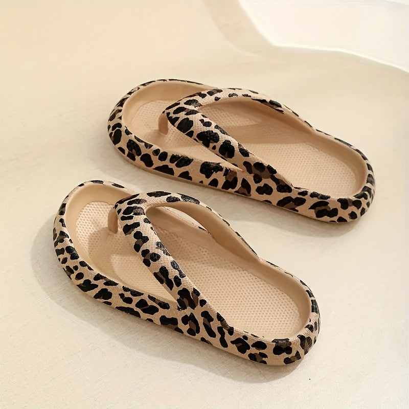 WildStep | Rubber pantoffels met luipaardprint voor dames - Comfortabel Casual Schoeisel