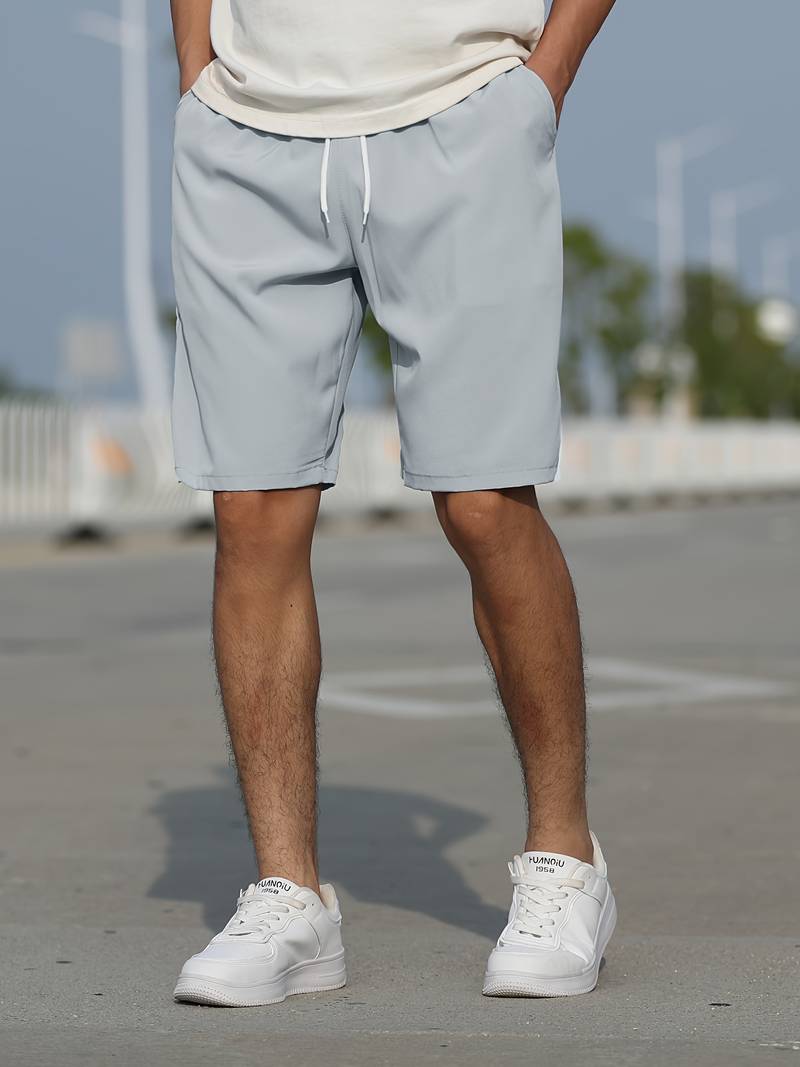 Gyorgy | Mannen Ademende Casual Trekkoord Shorts - Lichtgewicht Zomer Shorts