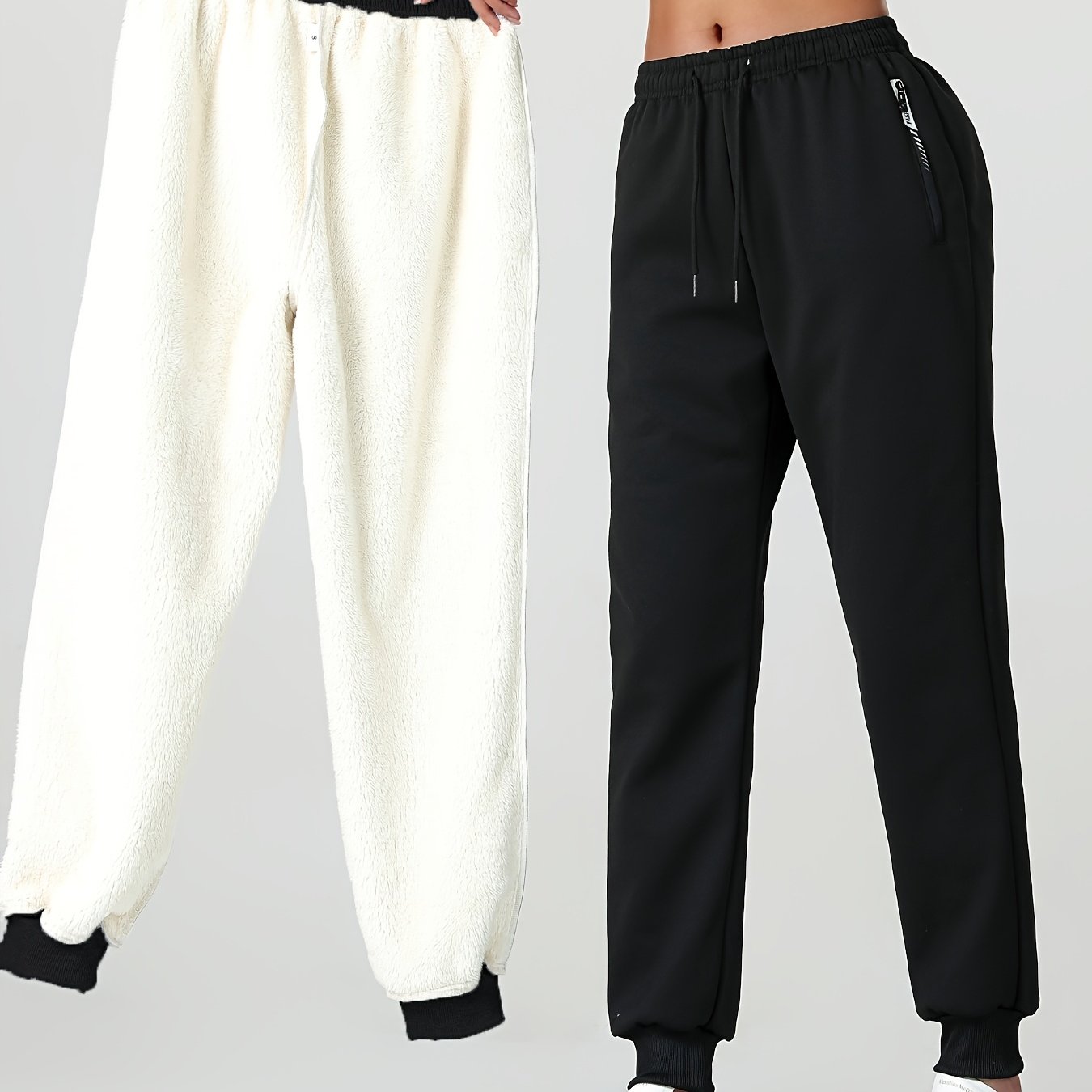Clarine | Thermische fleece gevoerde winterbroek voor dames – Winddichte broek