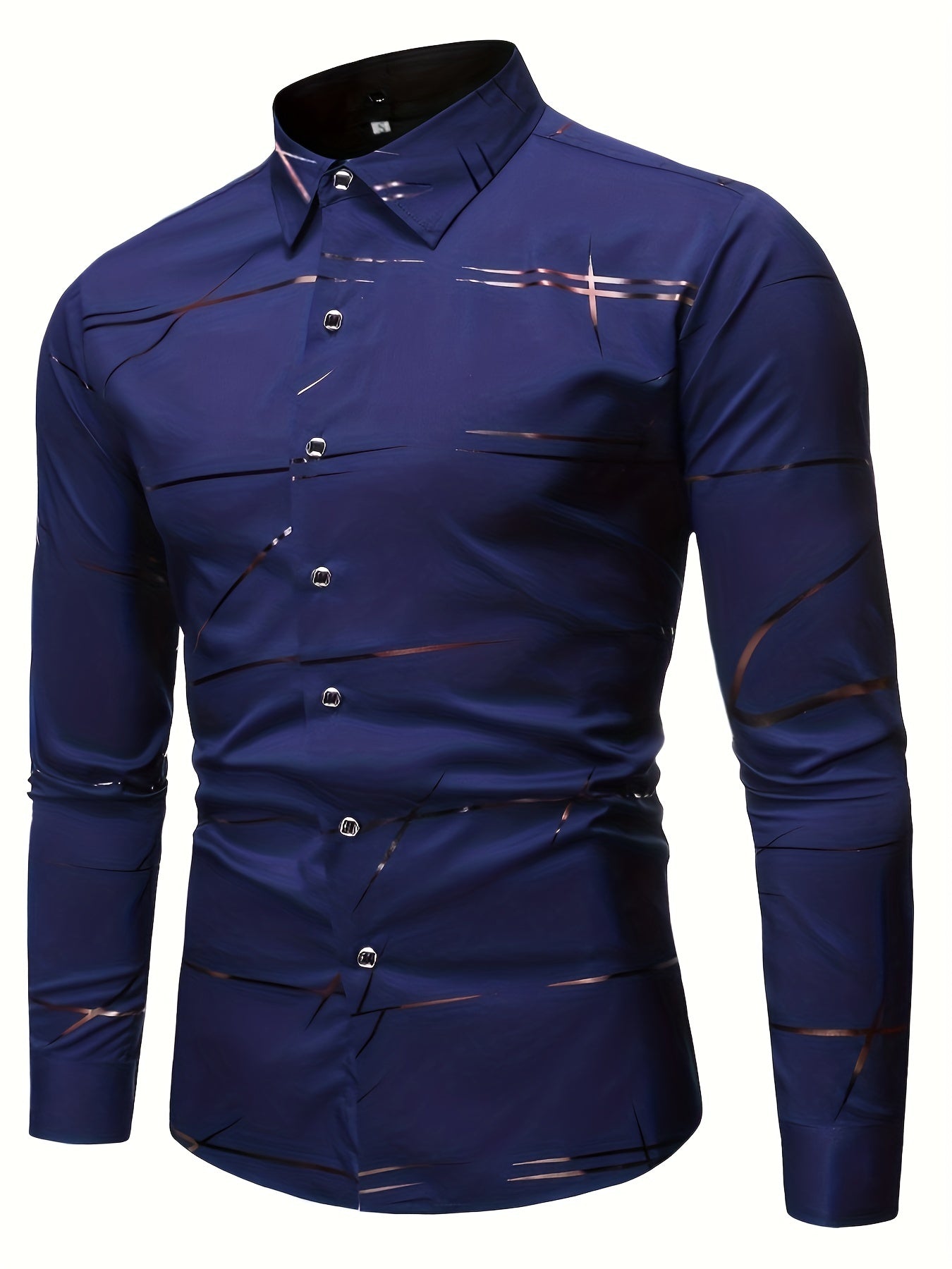 Caius | Casual Slim Fit Herenoverhemd met lange mouwen - Stijlvol Modern Ontwerp