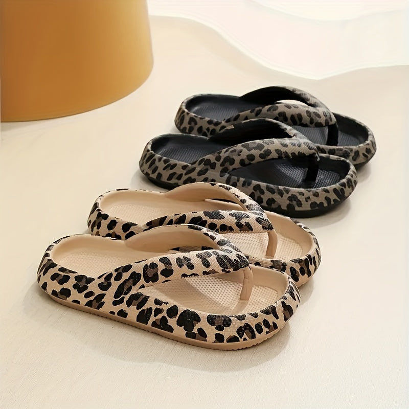 WildStep | Rubber pantoffels met luipaardprint voor dames - Comfortabel Casual Schoeisel