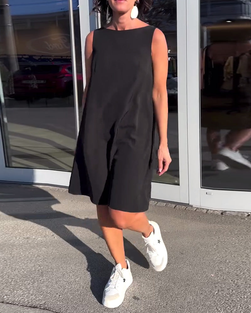 Teyah | Mouwloze Casual Zomerjurk voor dames - Lichtgewicht & Comfortabel