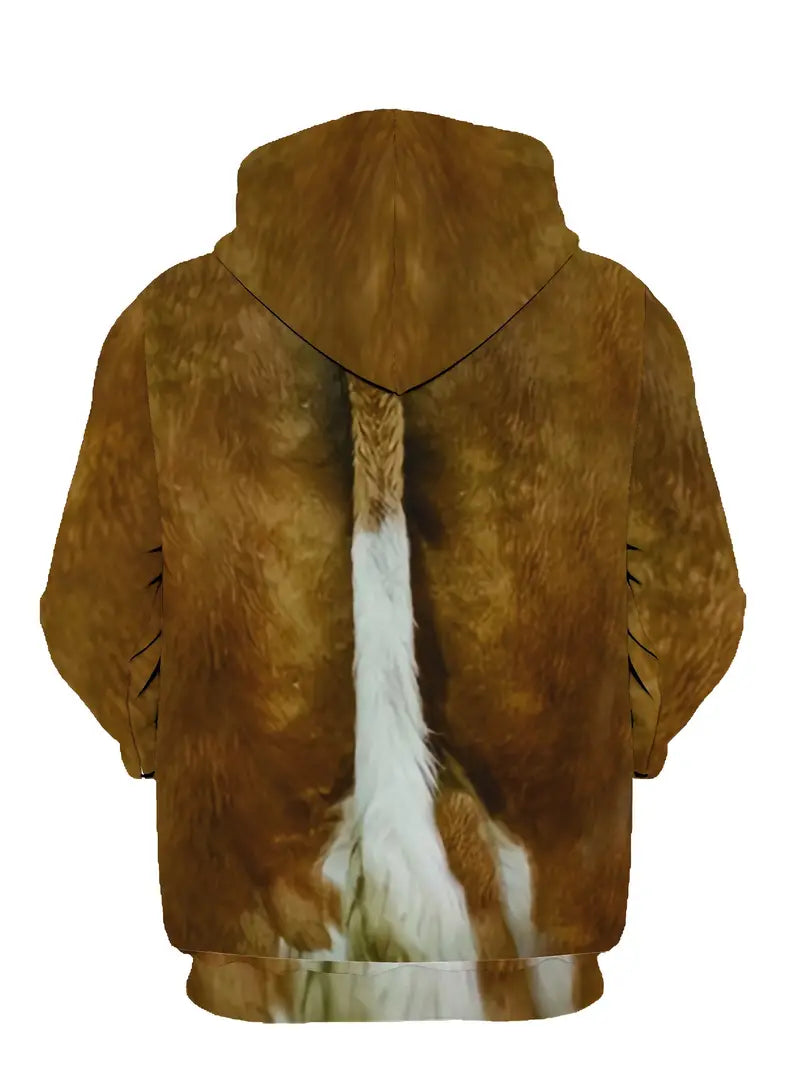 MooVibe | Grappige hoodie met koeienprint – Casual pullover, oversized model