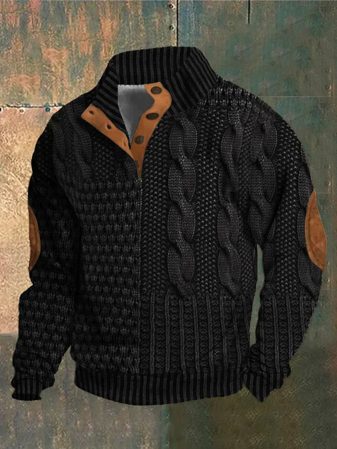 Emilson | Warme wintertrui – Gebreide trui met structuur, casual en stijlvolle pullover voor koud weer